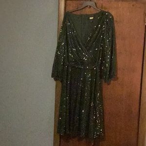 DKNY green dress